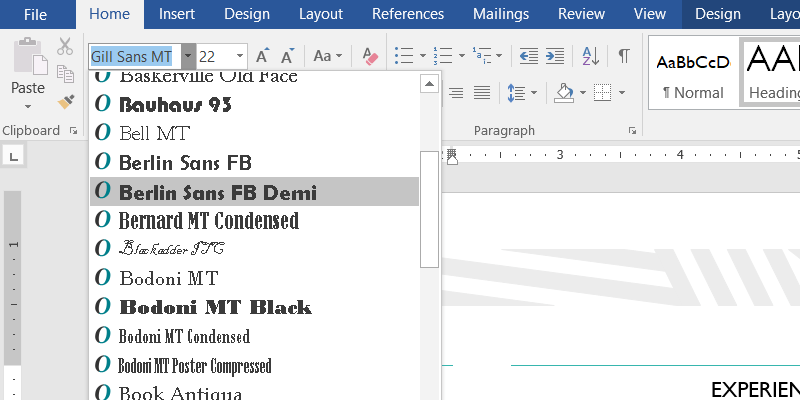 fonts for microsoft word on mac